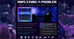 Desktop Screenshot of amplitudeproblem.com